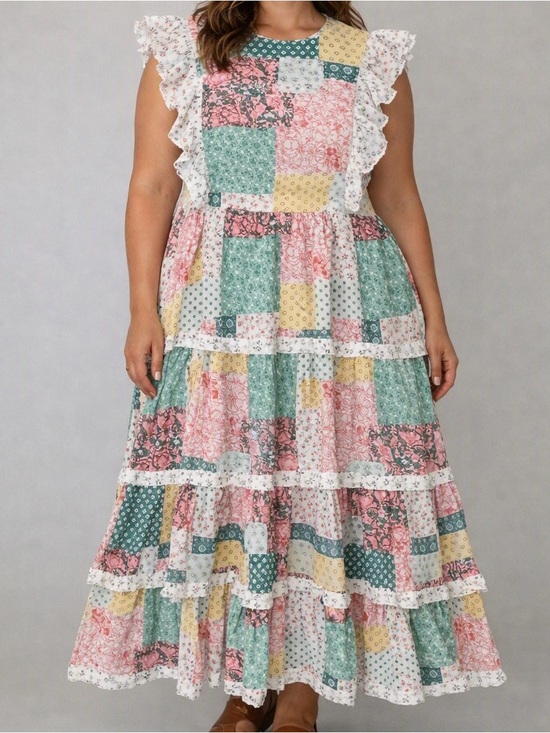 Dresses & Skirts - XXL Simply southern tiered ruffle midi maxi dress